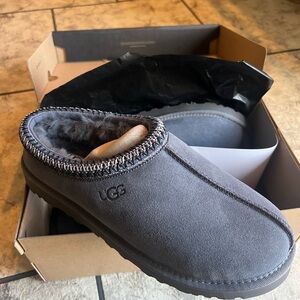 UGG Charcoal Suede Slip-Ons